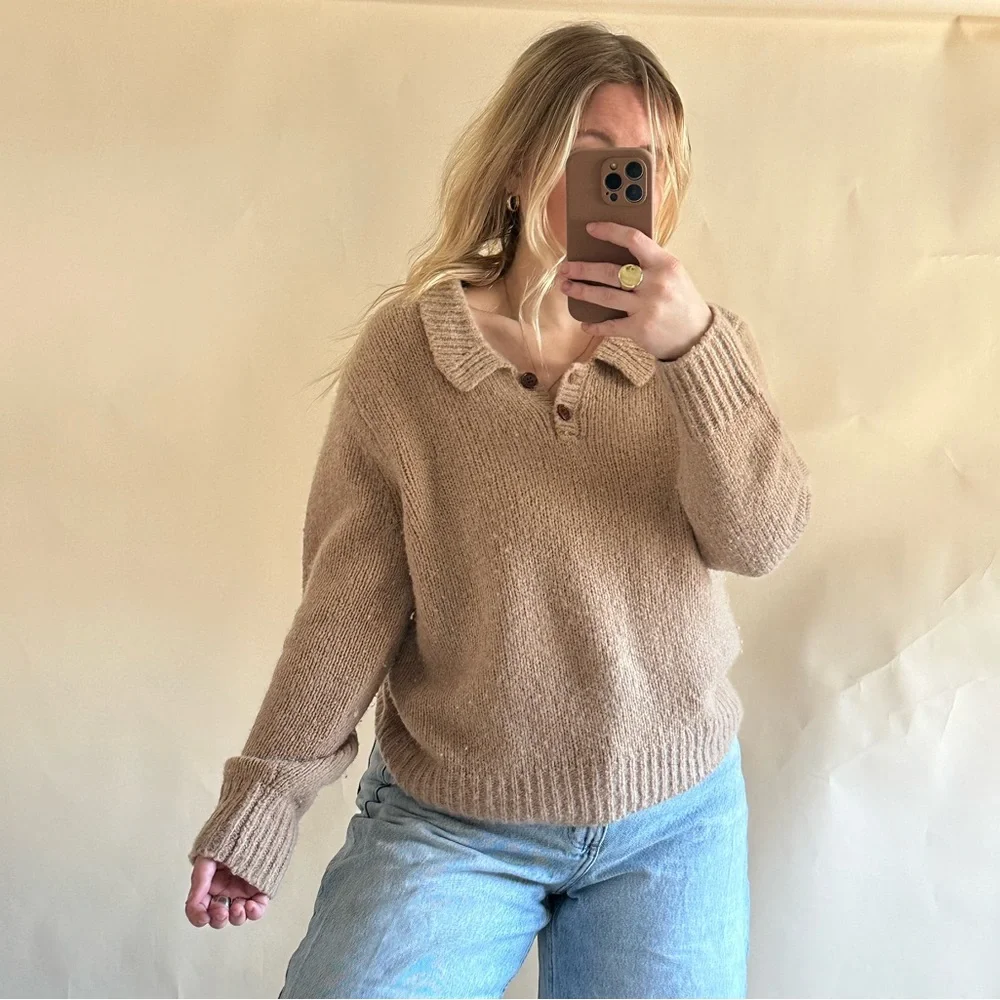 Alex Mill Frank Henley Sweater - Picture 3 of 5